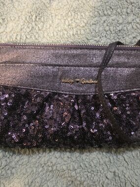 Juicy Couture Purple Sequin Evening Clutch